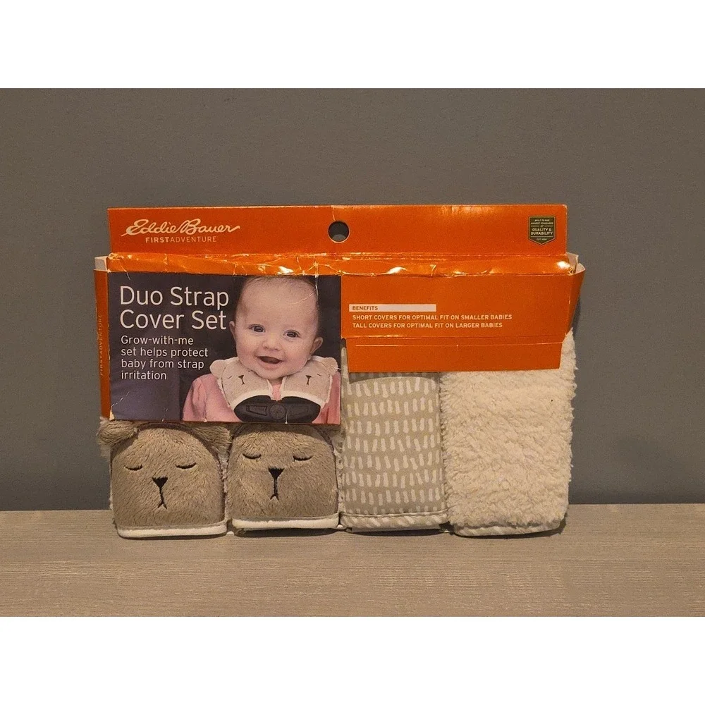Eddie Bauer Duo Strap‎ Cover Set For Babies Brand New
